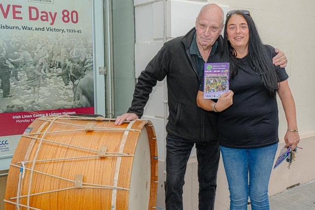 Marie and Willie The Lambeg Drummer at the launch