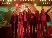 Daisy Jones & The Six follows the adventures of a fictional American rock band.