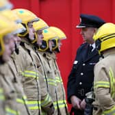 Some of the Wholetime Firefighters from across Northern Ireland who graduated on Friday. Credit: Submitted