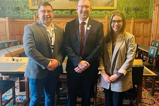 The Watsons meet Andrew Gwynne, Labour Shadow Health Minister.