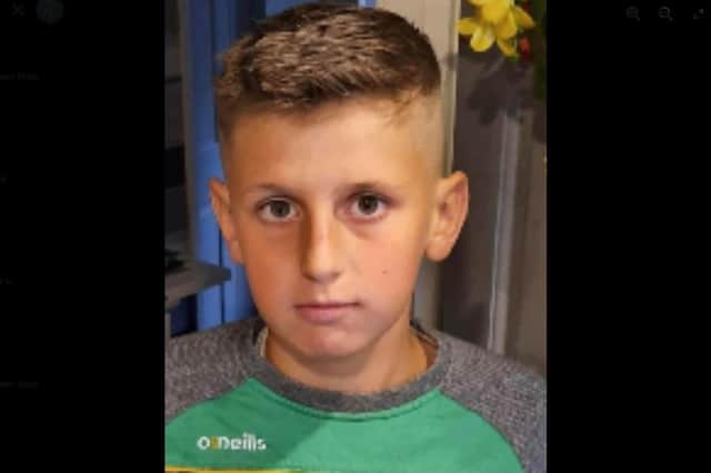 Forever 15, Lurgan schoolboy Caoimhín Mallon died suddenly on Sunday. Hundreds attended his funeral at St Paul's Church in Lurgan, Co Armagh today.