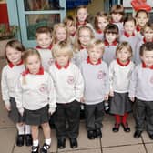 P1 pupils at Moira Primary School in 2008