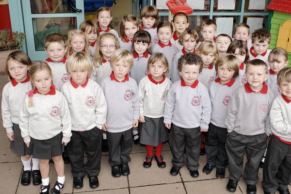 P1 pupils at Moira Primary School in 2008