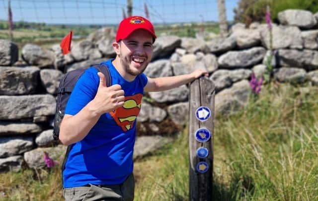 SCHOOL SCALE... Nathan 'SuperNat' Pierson will embark on a 38-km Mourne trek in August for his beloved former school, Donard School. C2328511