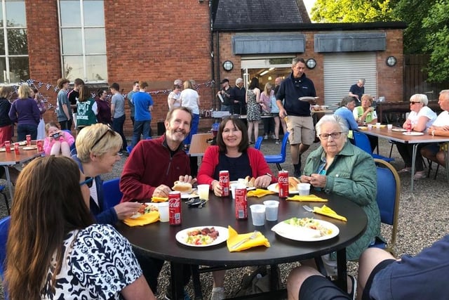 A barbecue was held as part of Lisburn Cathedral's 400th anniversary celebrations
