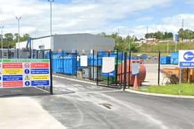 Sullatober Household Recycling Centre (HRC) in Carrickfergus.  Mid and East Antrim's five HRCs are closed on Monday, May 6, 2024.  Photo: Google