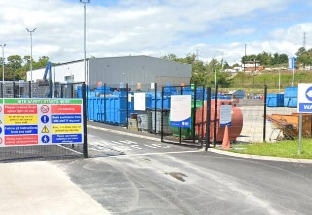Sullatober Household Recycling Centre (HRC) in Carrickfergus.  Mid and East Antrim's five HRCs are closed on Monday, May 6, 2024.  Photo: Google