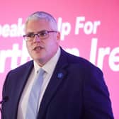 DUP leader Gavin Robinson. (Photo by Kelvin Boyes /Press Eye)