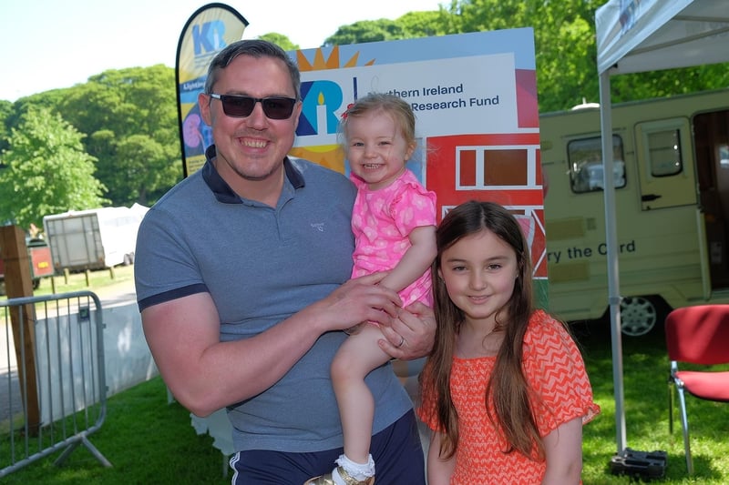 Family fun at Lurgan Show last weekend where £1278.60 was raised for the N.Ireland Kidney Research Fund at Lurgan Show.