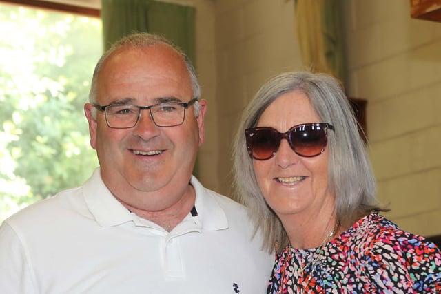 James and Janice Duncan pictured at Carey Faughs Big Breakfast in Carey Hall on Sunday