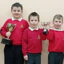 Anchor boy winners (FROM LEFT) Alfie McAuley, Joey Nicholl, Ezra Hayes and Thom Hunter.