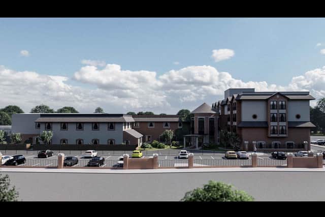 The former Loughshore Hotel in Carrickfergus is to reopen as £21m care home. Photo: Healthcare Ireland
