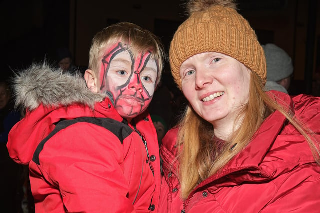 Face-painting was part of the fun in Maghera on Saturday.