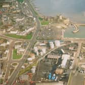 This aerial view of Carrick taken in the late 80s shows just how much the waterfront area has changed in the intervening decades.