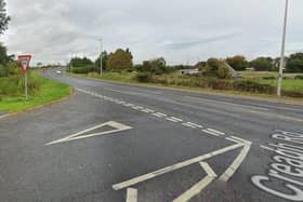 Creagh Road, Toome, where the court heard the offences were detected | Google Maps