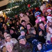 The Christmas tree lights will be switched on at Broadway. Photo by Mid and East Antrim Council