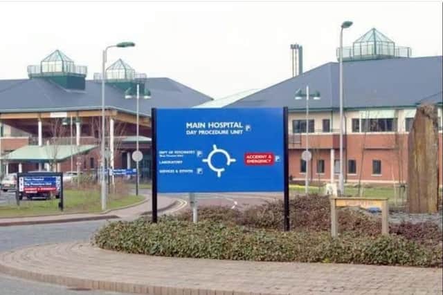 Police spoke to a man at Causeway Hospital in Coleraine who said he had been "seriously assaulted", court told. CREDIT NI WORLD