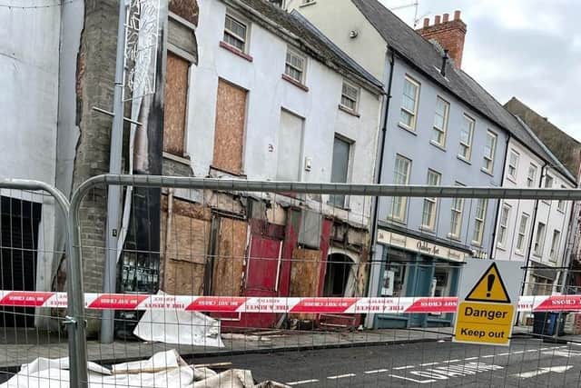 Concerns raised following the collapse of a building in Bridge Street