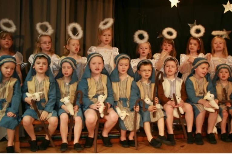 Eden Primary School's primary one pupils pictured during their annual Nativity play in 2009.