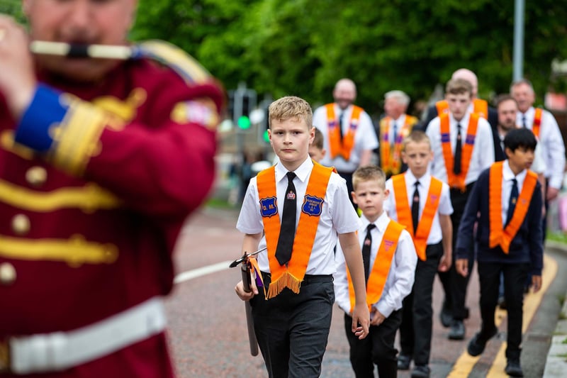 Thirteen lodges from Co Armagh Junior Orange attended their annual demonstration in Bangor.