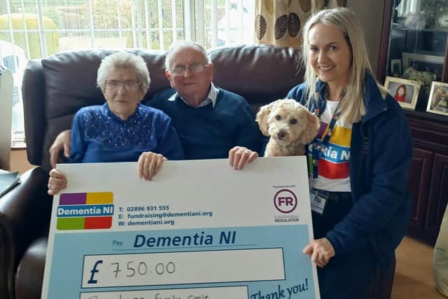 Pictyred are the Long family, of Drumquin, who recently held a charity fundraiser fir Dementia NI to celebrate matriarch Evelyn’s 90th birthday. Credit: Supplied