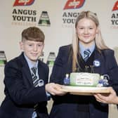 Quinn McCracken, Caitlyn Patterson and James Menet who are representing Dromore High School in the ABP Angus Youth Challenge final. Pic credit:  McAuley Multimedia
