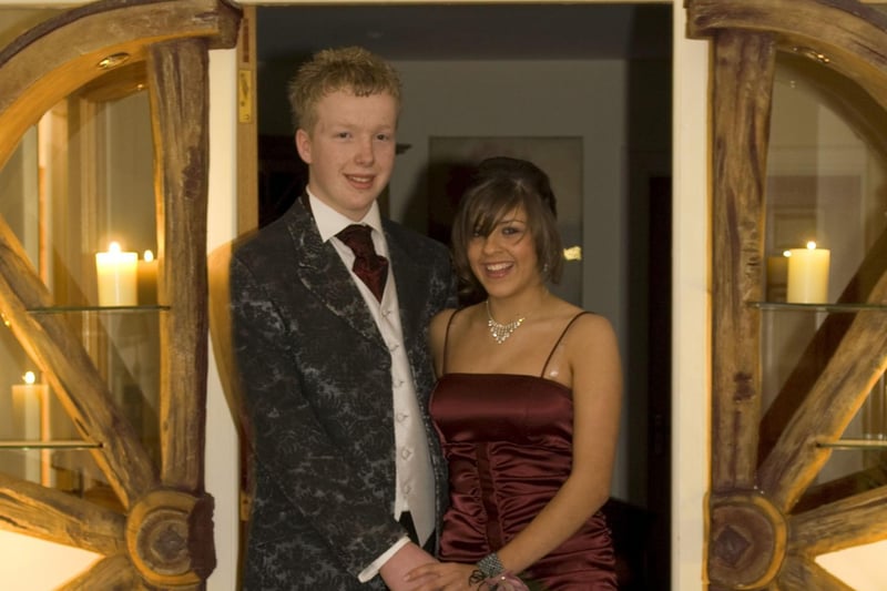 Jordan and Gemma, pictured prior to the Ballycastle High School Formal in 2008