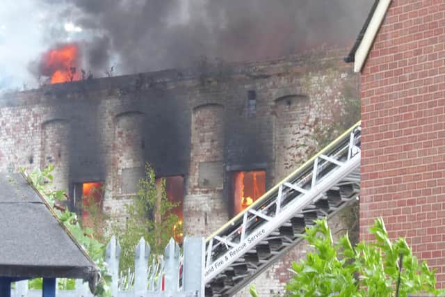 Police are looking for a permanent solution to anti-social behaviour at Hilden Mill following a deliberate fire on Tuesday night (May 28). Pic credit: Paul Burns