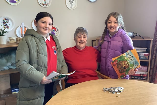 Some of the children from Ballysally Primary School in Coleraine visited the wonderful residents of the Bohill Care Home to read together with them.