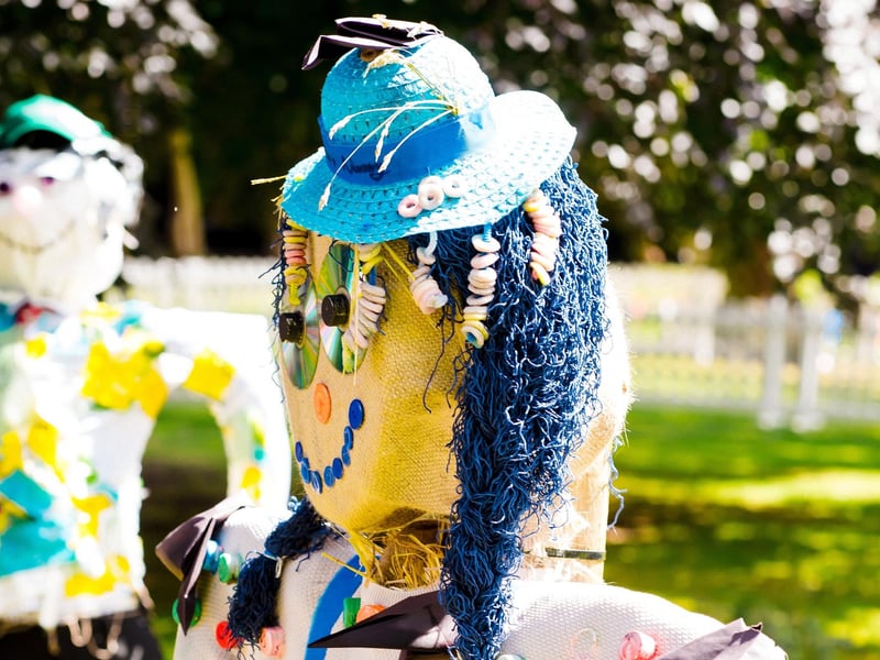 'Rainbow Drops' the scarecrow is among the attractions at this year's event.
