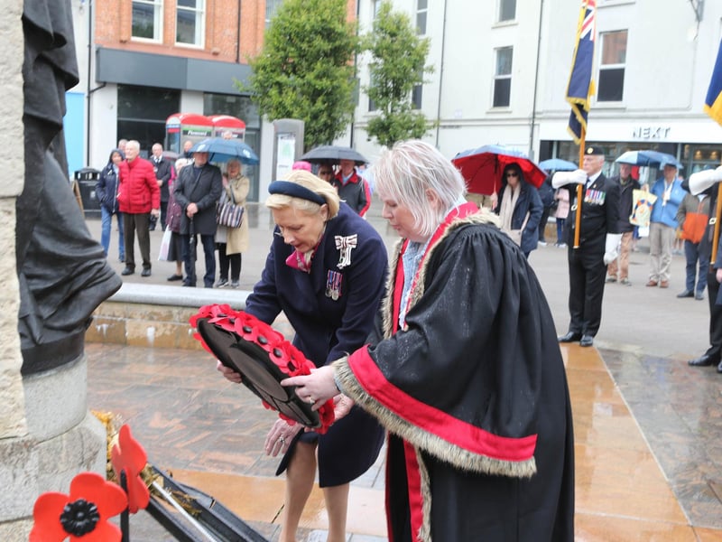 Commemorating D-Day in Coleraine.