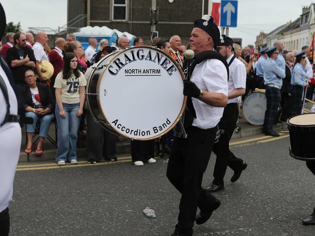 Keeping the beat along the route.