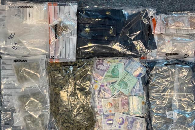 Drugs and cash seized by police in Cloughmills searches