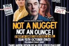 'Not A Nugget, Not An Ounce' takes place this Sunday. Credit: Contributed
