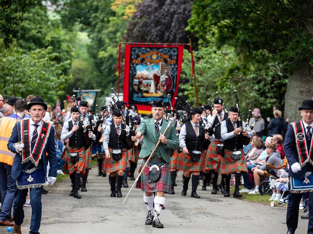 On the march in Scarva.
