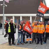 Workers in Armagh, Banbridge and Craigavon Council remain on strike as talks continue between unions and management.