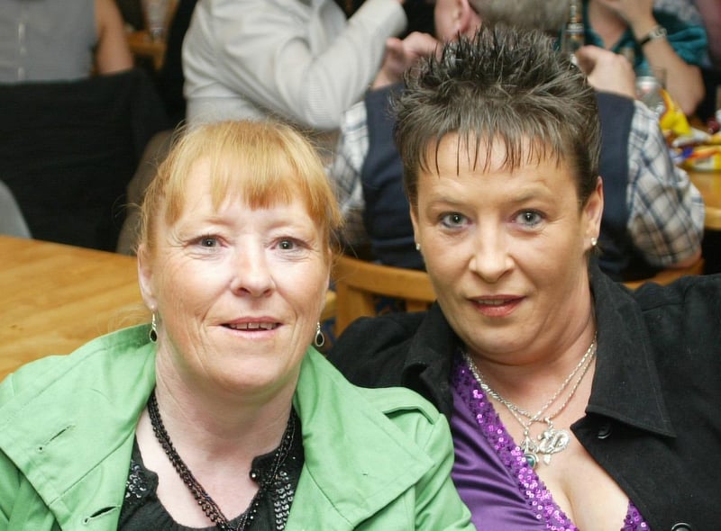 Eileen and Ann Gillon at Carrick Cricket Club’s New Year Eve party night in 2007. Ct01-015tc