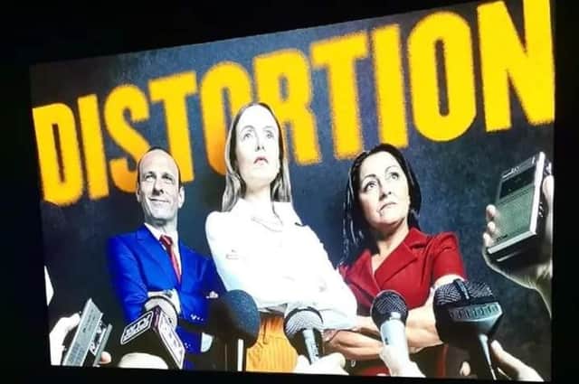 Cast of Distortion by Lurgan native Amanda Verlaque include Michael Condron from Coronation Street and Game of Thrones, Valene Kane from The Fall, and Rogue One: Star Wars and Mary Moulds from Line of Duty, Bloody Sunday, Blue Lights.