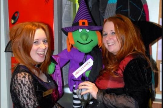 Julie and Danielle Mawhinney find a third witch to make up their coven at Carnfunnock Country Park in 2007.