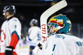 Belfast Giants’ Jackson Whistle at the SSE Arena, Belfast. Photo by William Cherry/Presseye