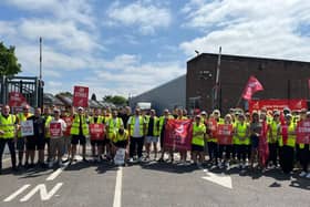 Survitec workers in Dunmurry take to the picket line as they call for an inflation-proof pay increase