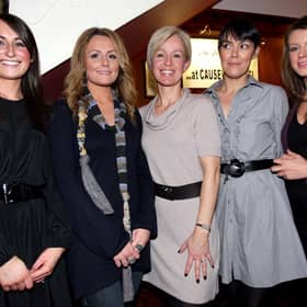 Ladies from Lynne's Clothing, Coleraine, pictured at the Marie Curie Fashion Show held in the Causeway Hotel in 2008.BM49-209JC