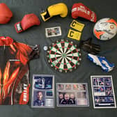 Sporting memorabilia goes under the hammer in aid of the Mayor's charities