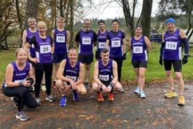 Members at the Sperrin Harriers winter trail series