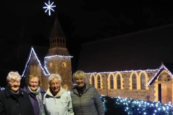 Margaret Liddle,left, with Eithne Workman, Nathaleen Liddle and Peggy Workman.
