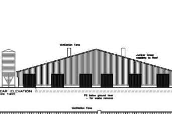 The free-range poultry shed will accommodate 28,000 egg-laying hens on the Drumahean Road, Middletown. Credit: ABC planning portal