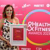 Lizzy Caldwell from North Coast Pilates & Physiotherapy with a Highly Commended certificate for Excellence in Rehabilitation. Credit Phil Magowan