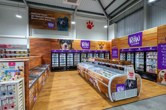 Jollyes raw frozen food ‘shop-in-shop’
