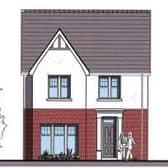 Image of proposed detached house. Image: Antrim and Newtownabbey Borough Council