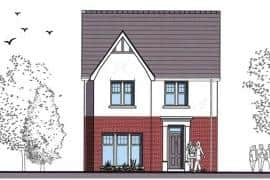 Image of proposed detached house. Image: Antrim and Newtownabbey Borough Council